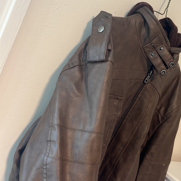 Hoodcrew Leather Anarchist jacket - Picture 3 of 9